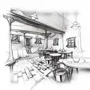 Tavern tattoo design idea