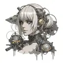 2B from Nier automata tattoo design idea