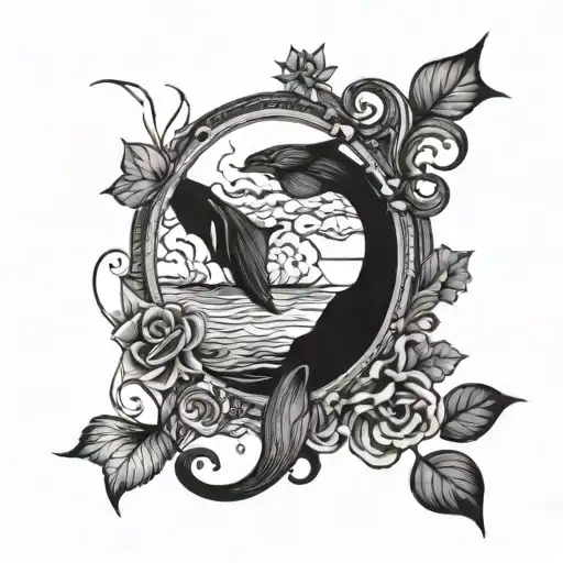 "still waters run deep" tattoo design idea