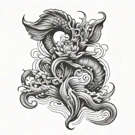 "still waters run deep" tattoo design idea