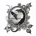 "still waters run deep" tattoo design idea