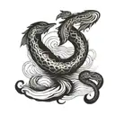 "still waters run deep" tattoo design idea