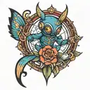 oliver atom tattoo design idea