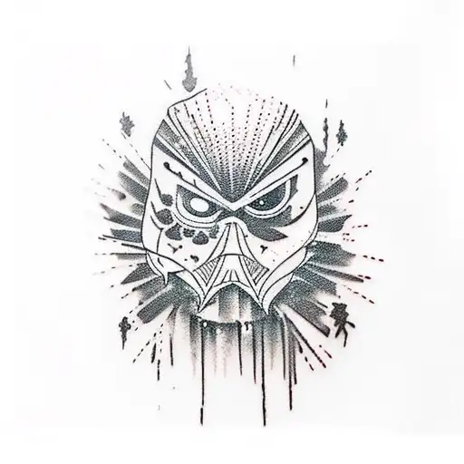 hollywood undead new empire pigeon black outline, and smoke inside tattoo design idea