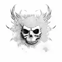 hollywood undead new empire album cover whit putple smoke tattoo design idea