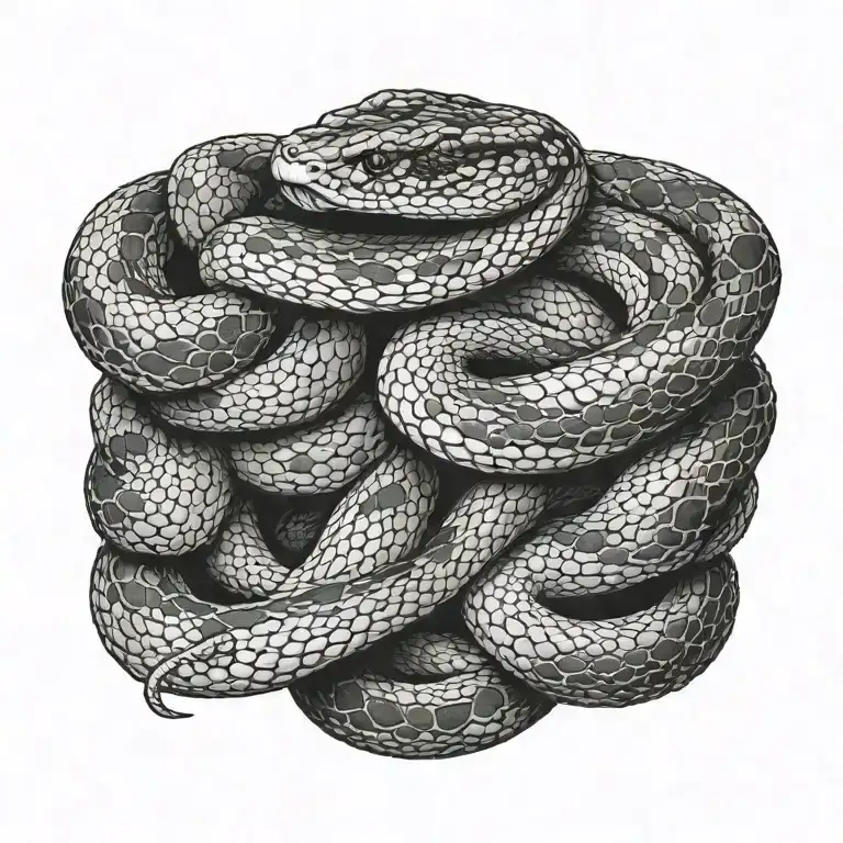 snake wrapped around neck tattoo tattoo design idea