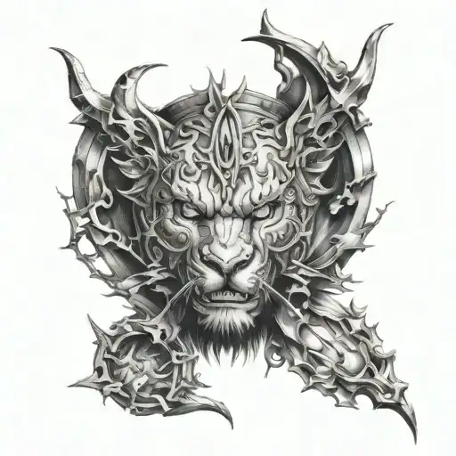 Attila tattoo design idea