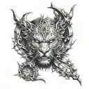 Attila tattoo design idea