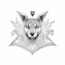 UNCONDITIONAL LOVE SYMBOL tattoo design idea