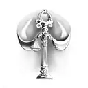 lady justice tattoo design idea