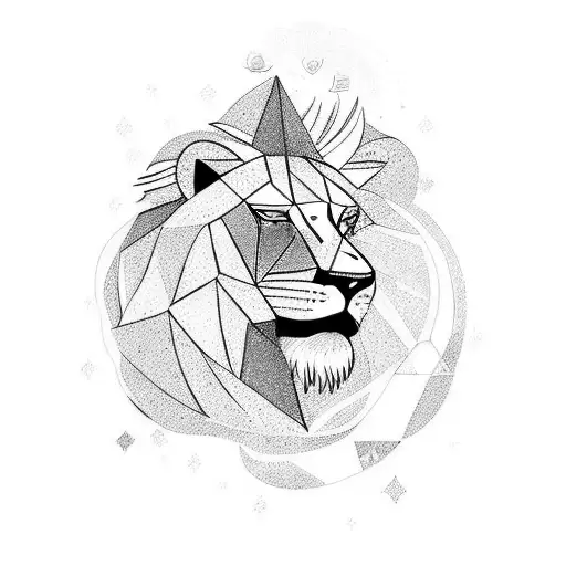 Lion Geometric Art 🦁... - Handmade Tattoo Studio Novytattoo | Facebook