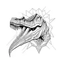 Dinosaur, Spinosaurus tattoo design idea