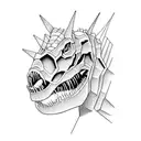 Dinosaur, Spinosaurus tattoo design idea