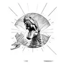 Dinosaur, Spinosaurus tattoo design idea