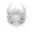 Horizontal fine line tattoo that signifies connection and includes waves and leaves tattoo design idea