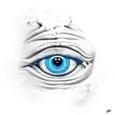 Evil Eye tattoo design idea