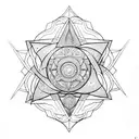 Holy Trinity tattoo design idea