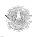 Holy Trinity tattoo design idea