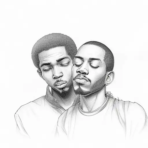 Black guy and white guy passing a blunt (only they forearm are Showing)  tattoo design idea
