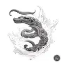 jörmungandr tattoo design idea