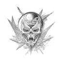 icarus falling tattoo design idea