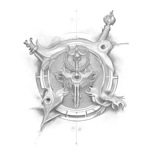 phi rho  tattoo design idea