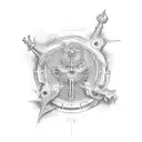 phi rho  tattoo design idea