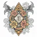 lorna shore band tattoo design idea