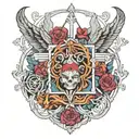 lorna shore band tattoo design idea
