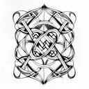 Irish pagan celtic tattoo design idea