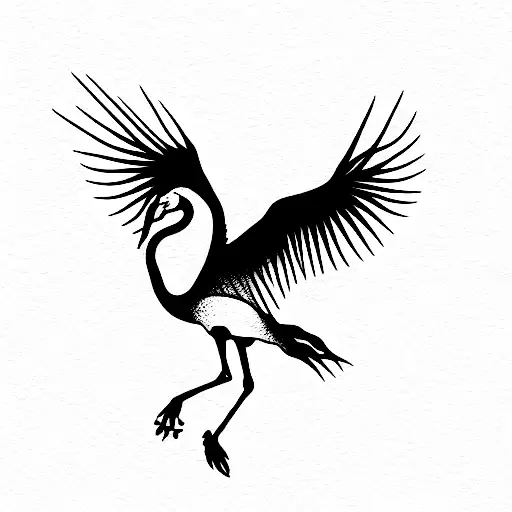 Animals from deftones covers: white pony, flamingo, owl tattoo design idea