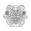 turtle enso tattoo design idea