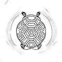 turtle enso tattoo design idea