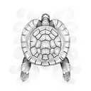 turtle enso tattoo design idea