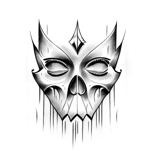 phantom of the opera tattoo design idea