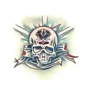 death is certain, life is not tattoo design idea