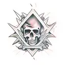 death is certain life is not tattoo design idea