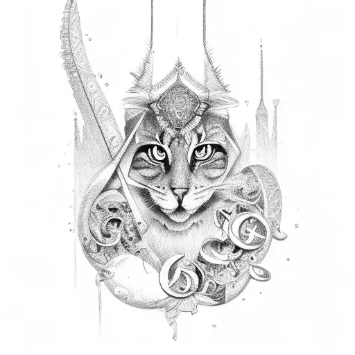 submisse with letters GG tattoo design idea