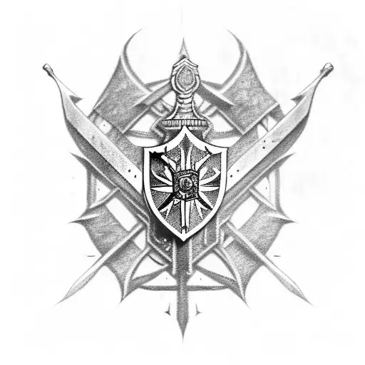 modernwarfare knights templar tattoo design idea