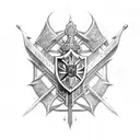 modernwarfare knights templar tattoo design idea