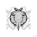 gym turtle tattoo design idea