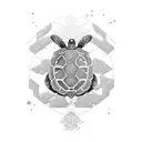 gym turtle tattoo design idea