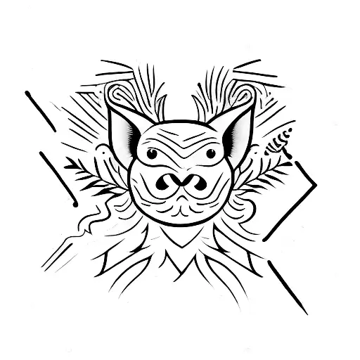 never give up tattoo design idea