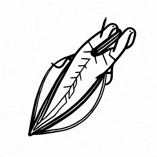 shrimp tattoo design idea