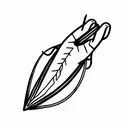 shrimp tattoo design idea