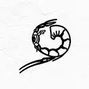 shrimp tattoo design idea