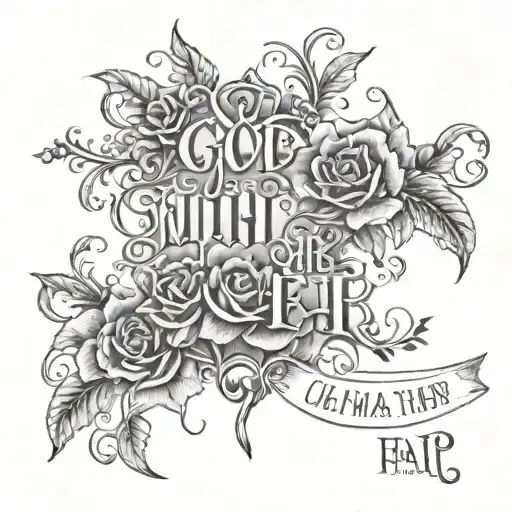god is within her she will not fail psalms 46:5 bible verse tattoo design idea