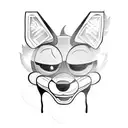 foxy fnaf tattoo design idea