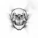 skull tattoo design idea