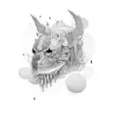 alone tattoo design idea